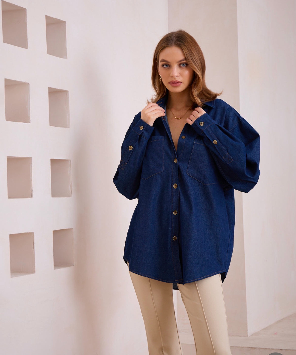 IRIS MAXI / DENIM JACKET / 2022109-2