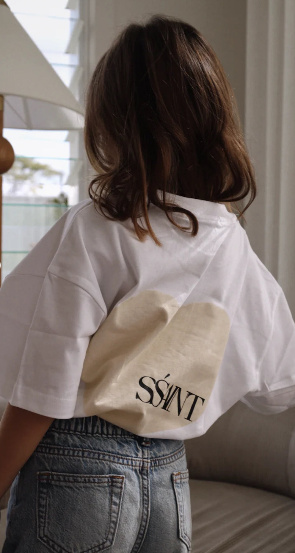 SSAINTS / KIDS HEART TEE / CREAM / 7-9Y