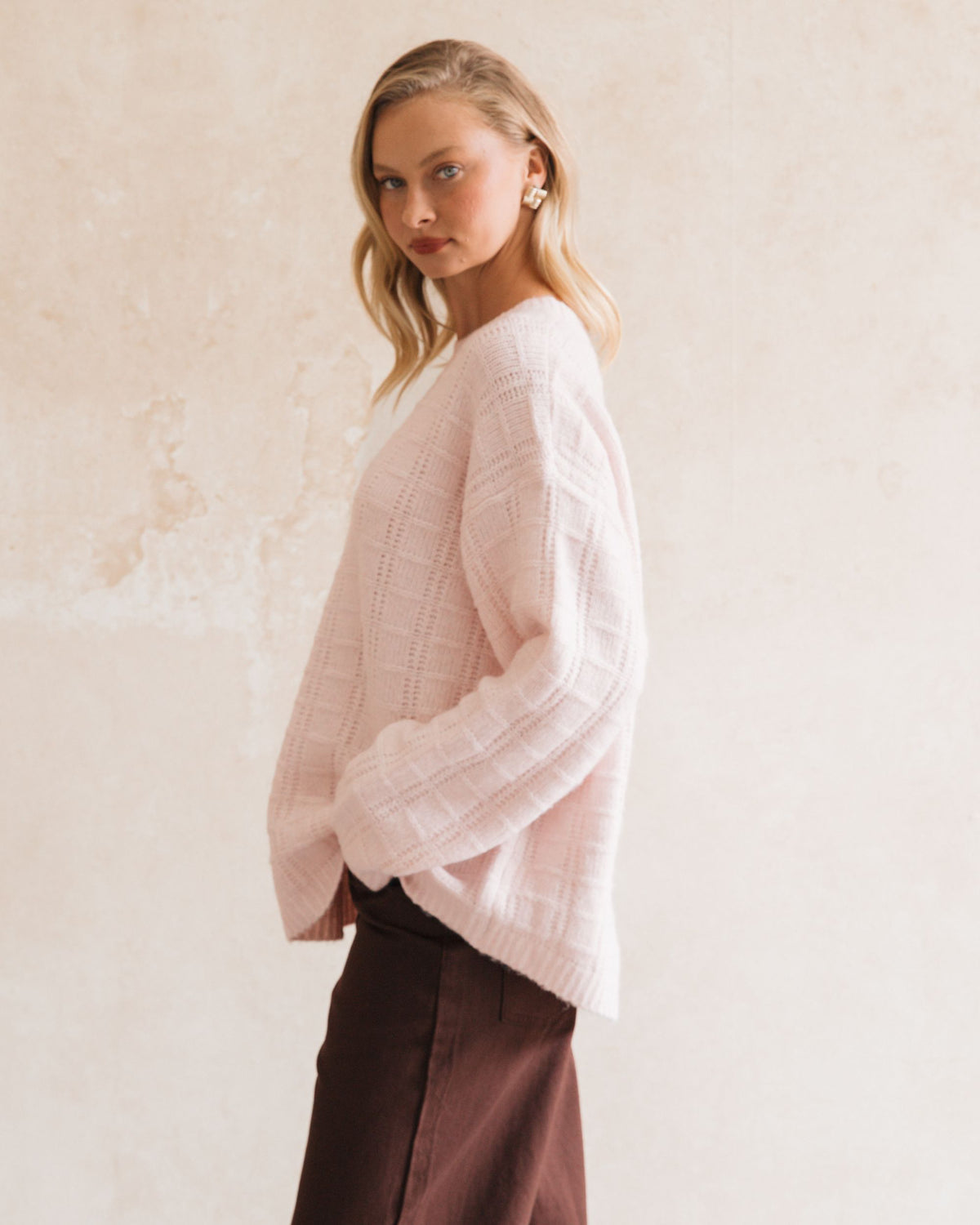 WHITE CLOSET / FLOSS KNIT / TF11634
