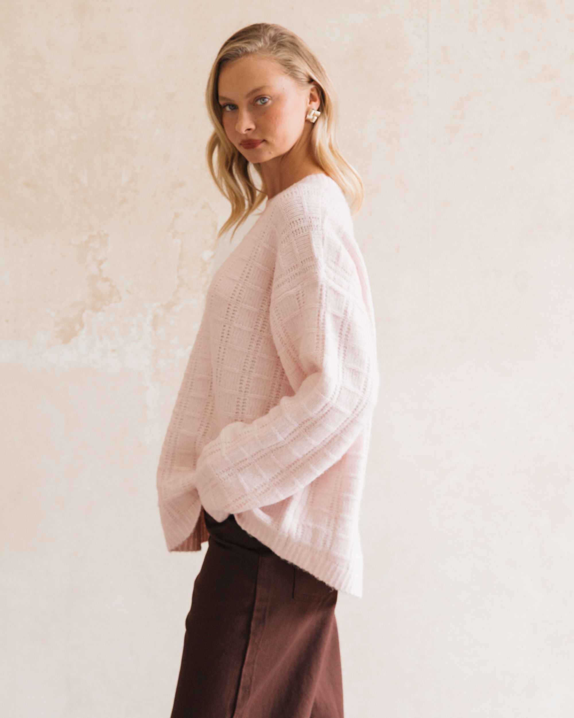 WHITE CLOSET / FLOSS KNIT / TF11634