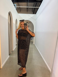 BY FRANKIE / BLACK SEQUIN DRESS / 699-3
