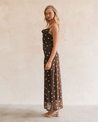 WHITE CLOSET / JOY MESH MAXI DRESS / TFE10434-1