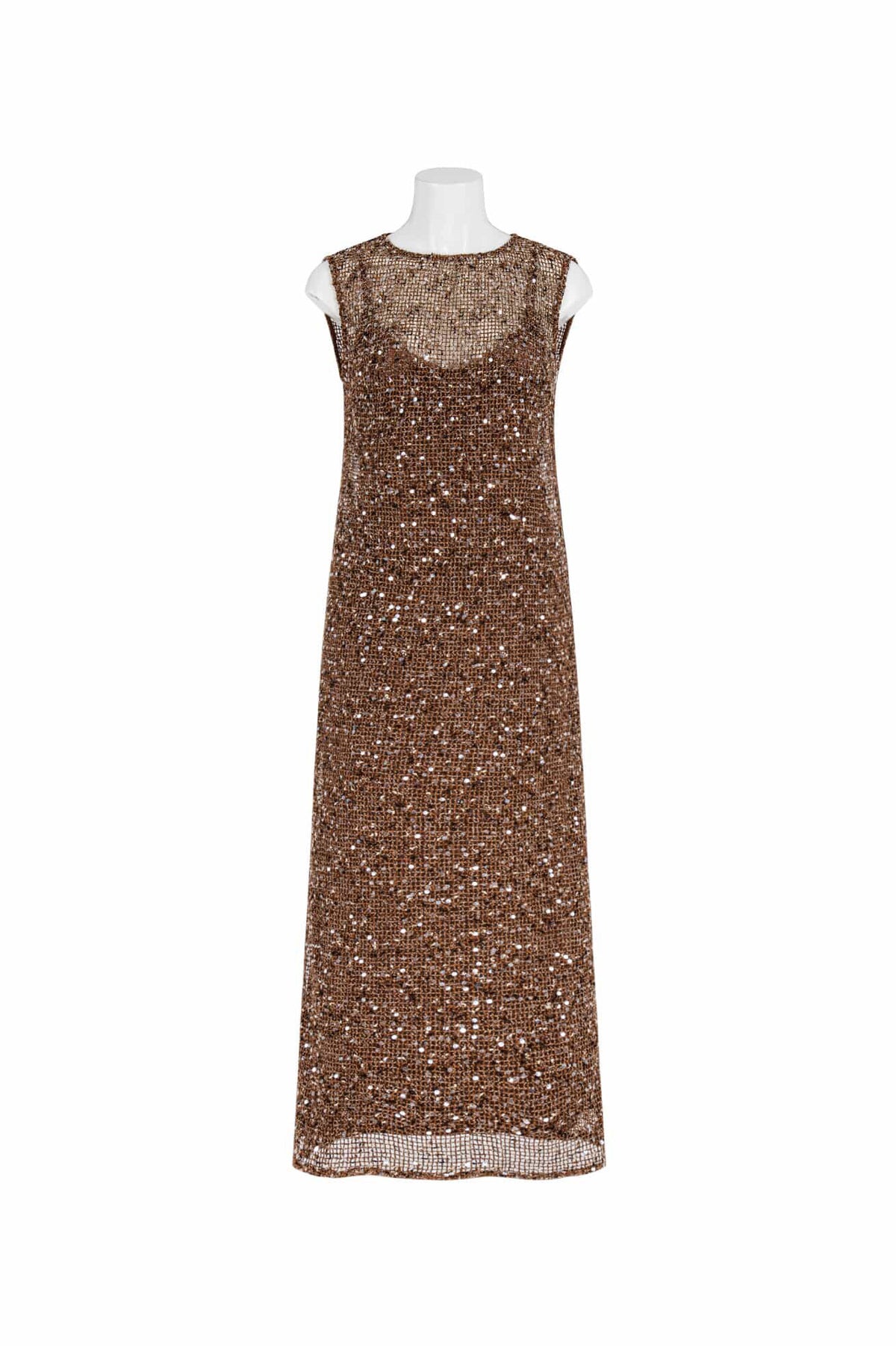 ALL ABOUT MARY / CHOC SEQUINS DRESS /  EW8319M