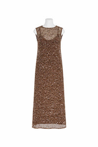 ALL ABOUT MARY / CHOC SEQUINS DRESS /  EW8319M