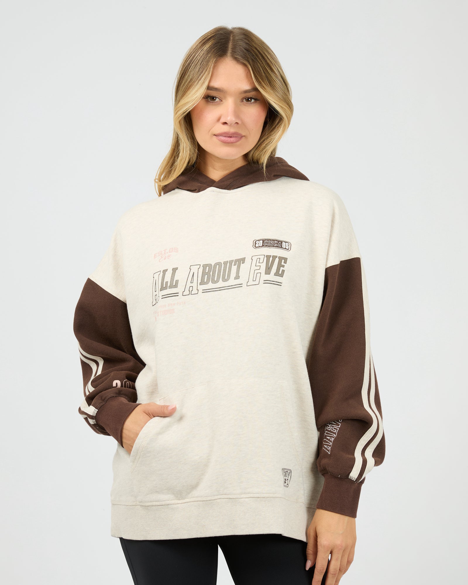 ALL ABOUT EVE / CLUB RELAXED HOODIE / 6476111.OAT