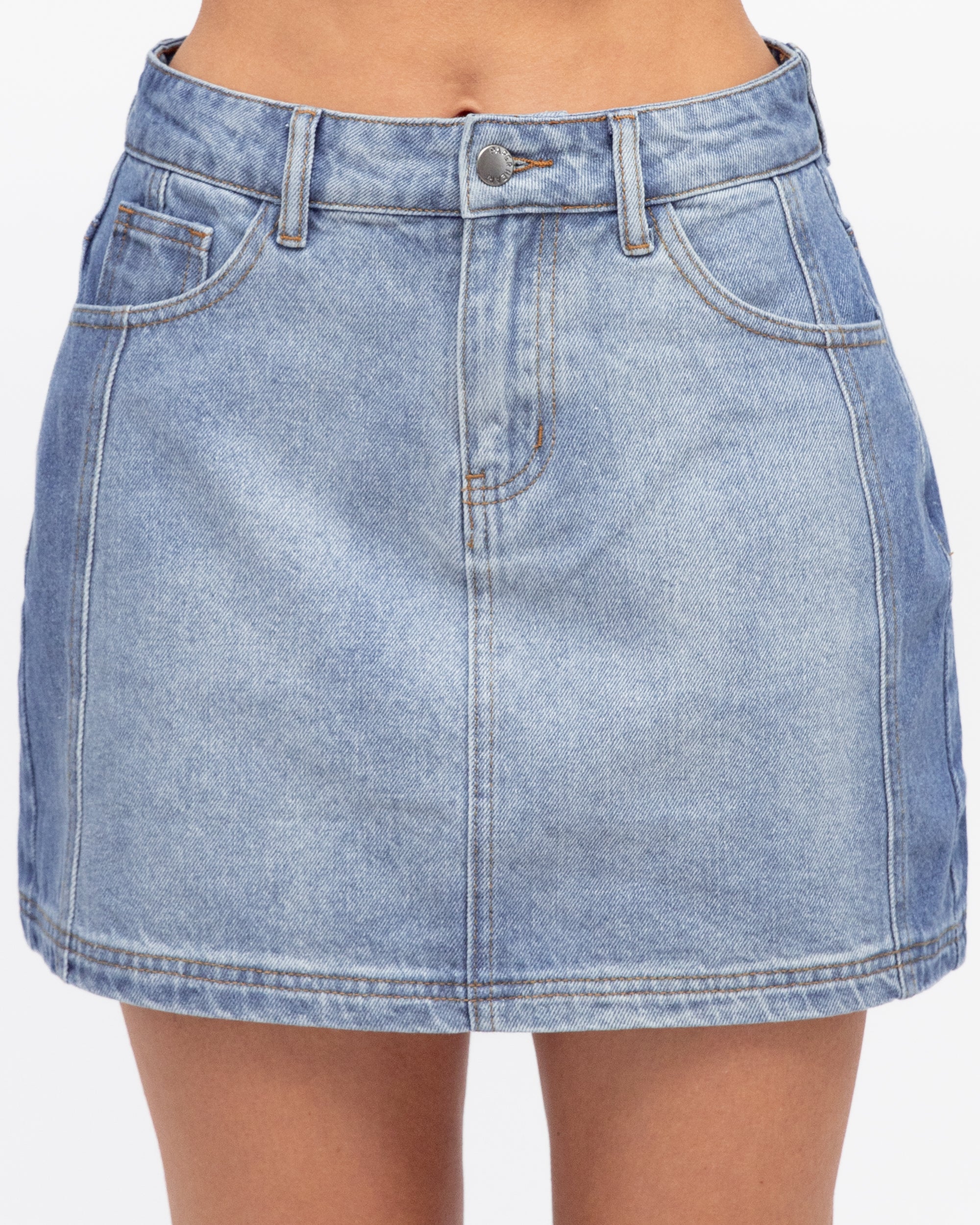 Two tone Denim Skirt