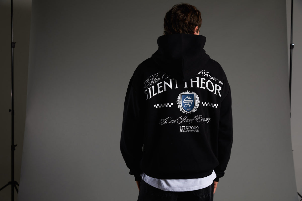 SILENT THEORY / ART OF MOVEMENT HOODIE / 4077010.BLK