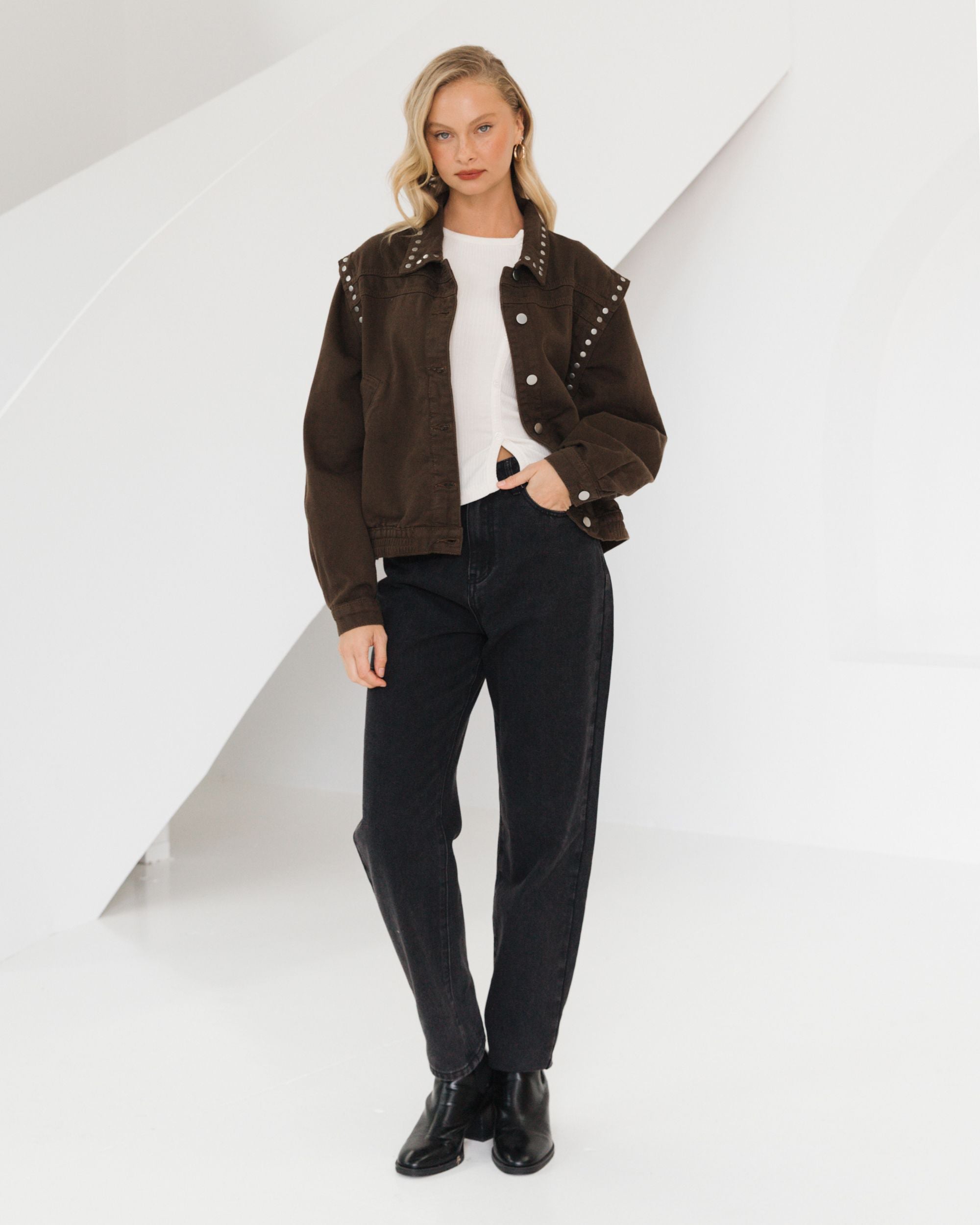 PAPER HEART / STAR STUDED JACKET / PH14046