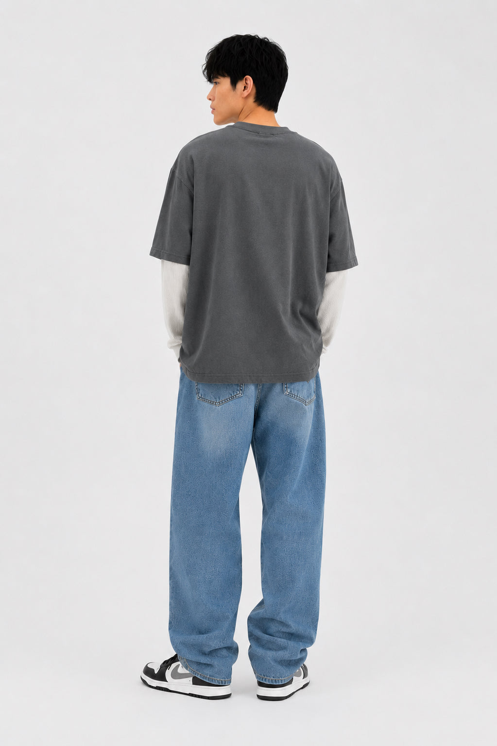 SILENT THEORY / LAYED LS TEE / 40X0205.COAL
