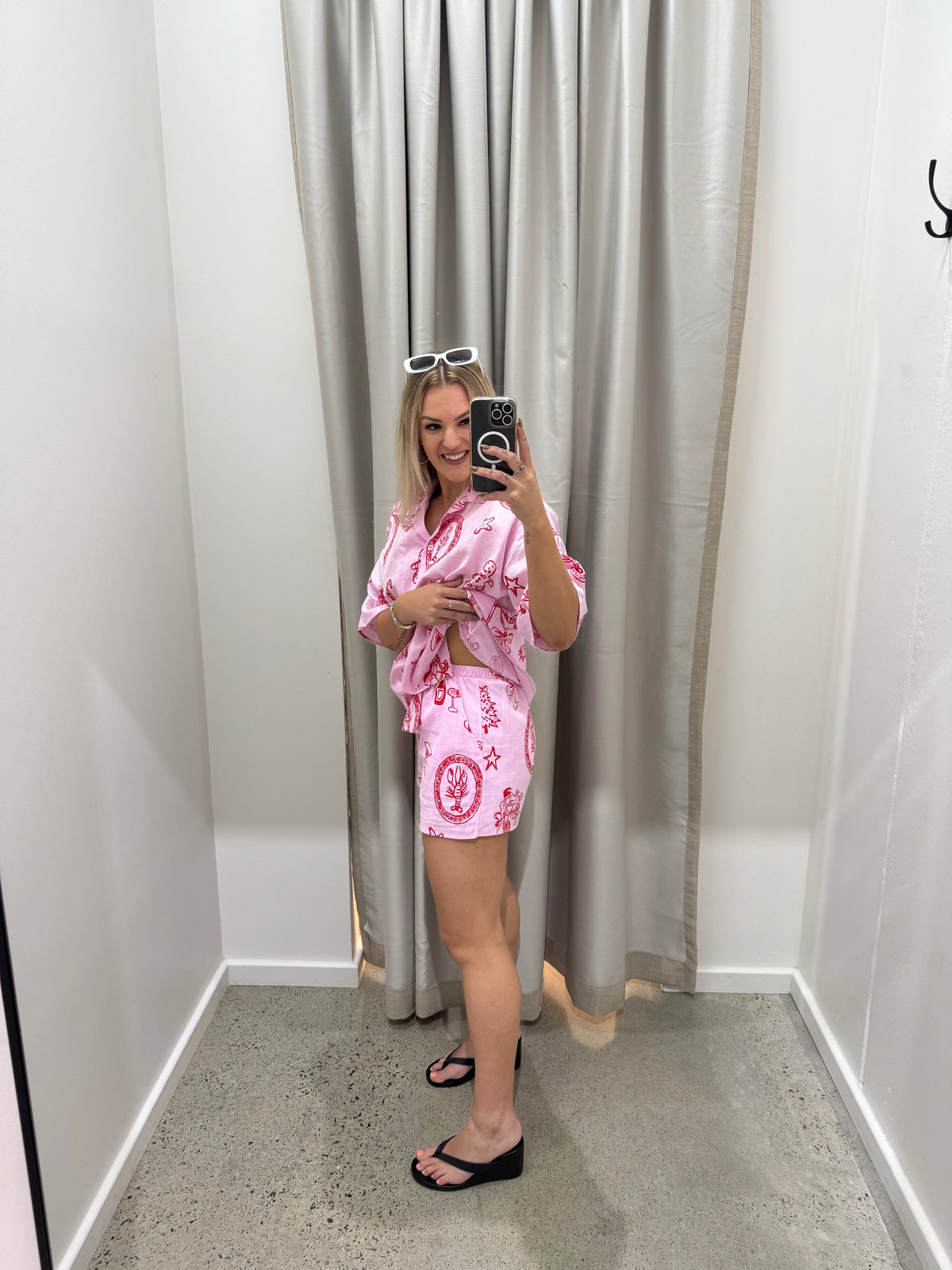 BY FRANKIE / SANTA SHORTS / PINK / 134