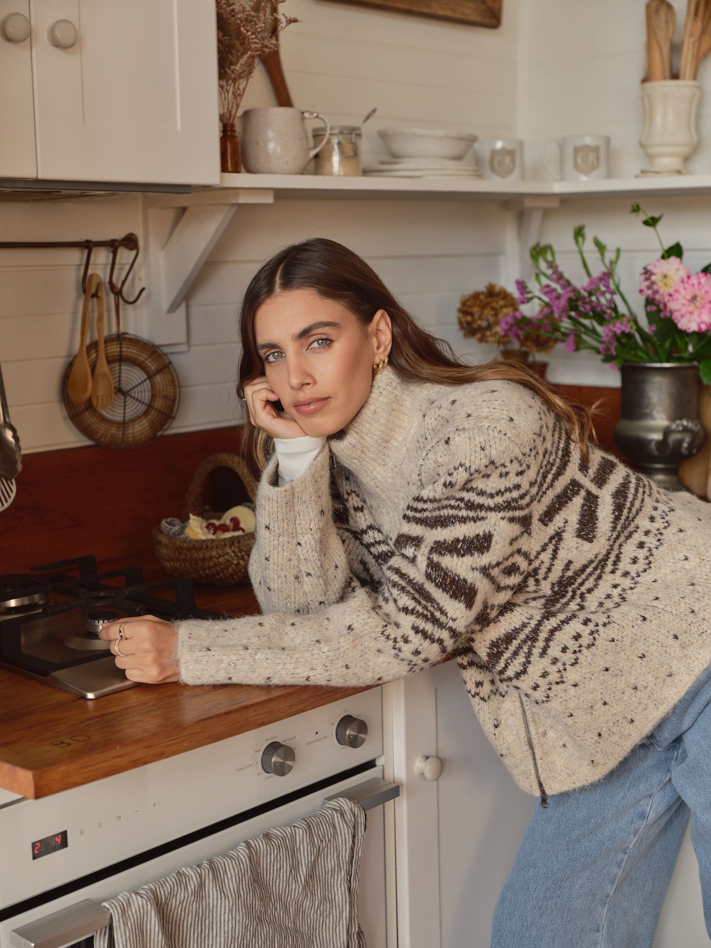 ALL ABOUT EVE / ZOE ZIP THRU CARDIGAN / 6477174.OAT