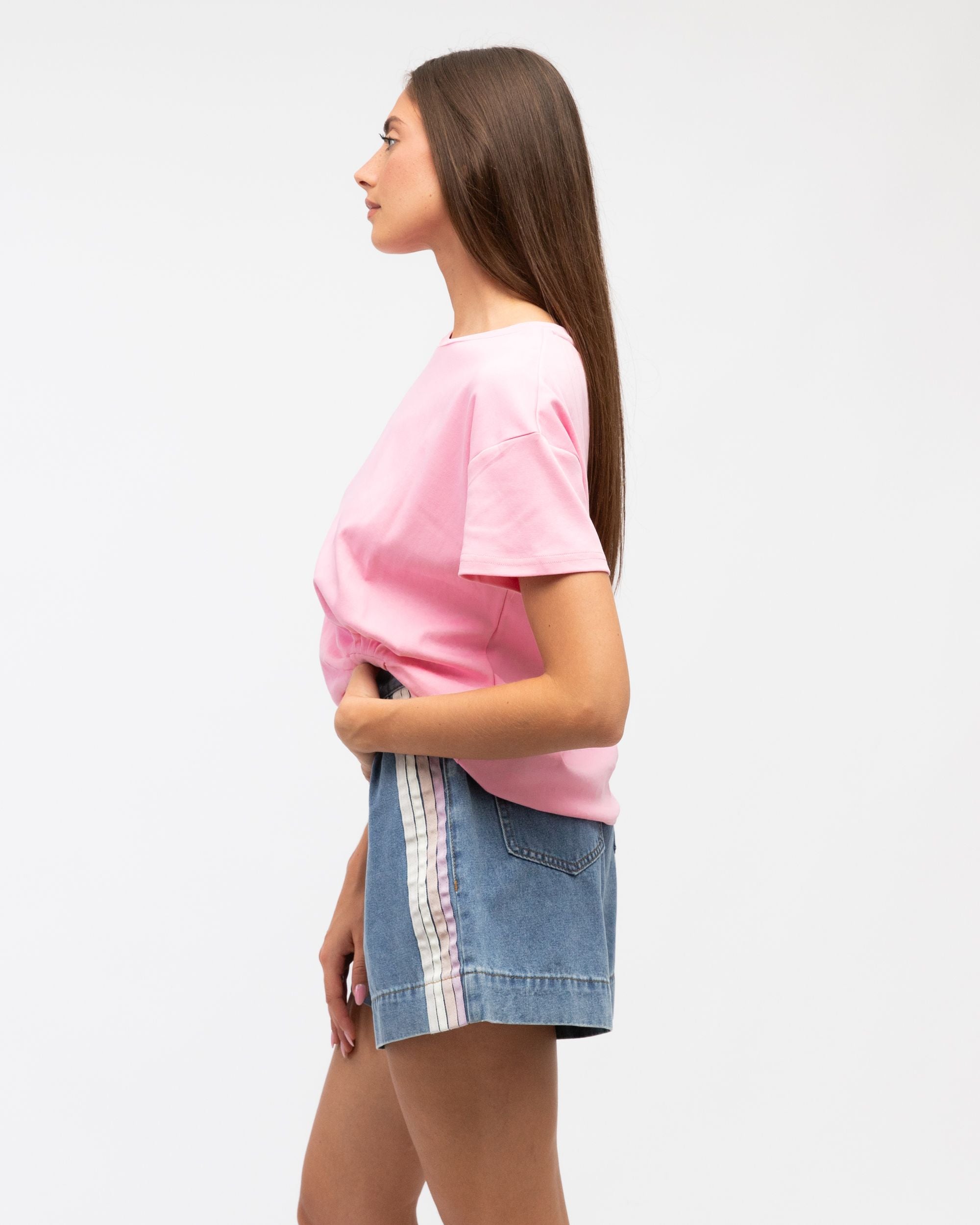 LABEL OF LOVE / EASY TUCK TEE / PINK / LOL70453