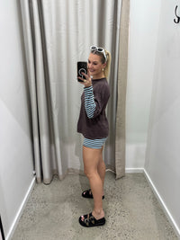 BY FRANKIE / BLUE CHOCOLATE SHORT / 906-1