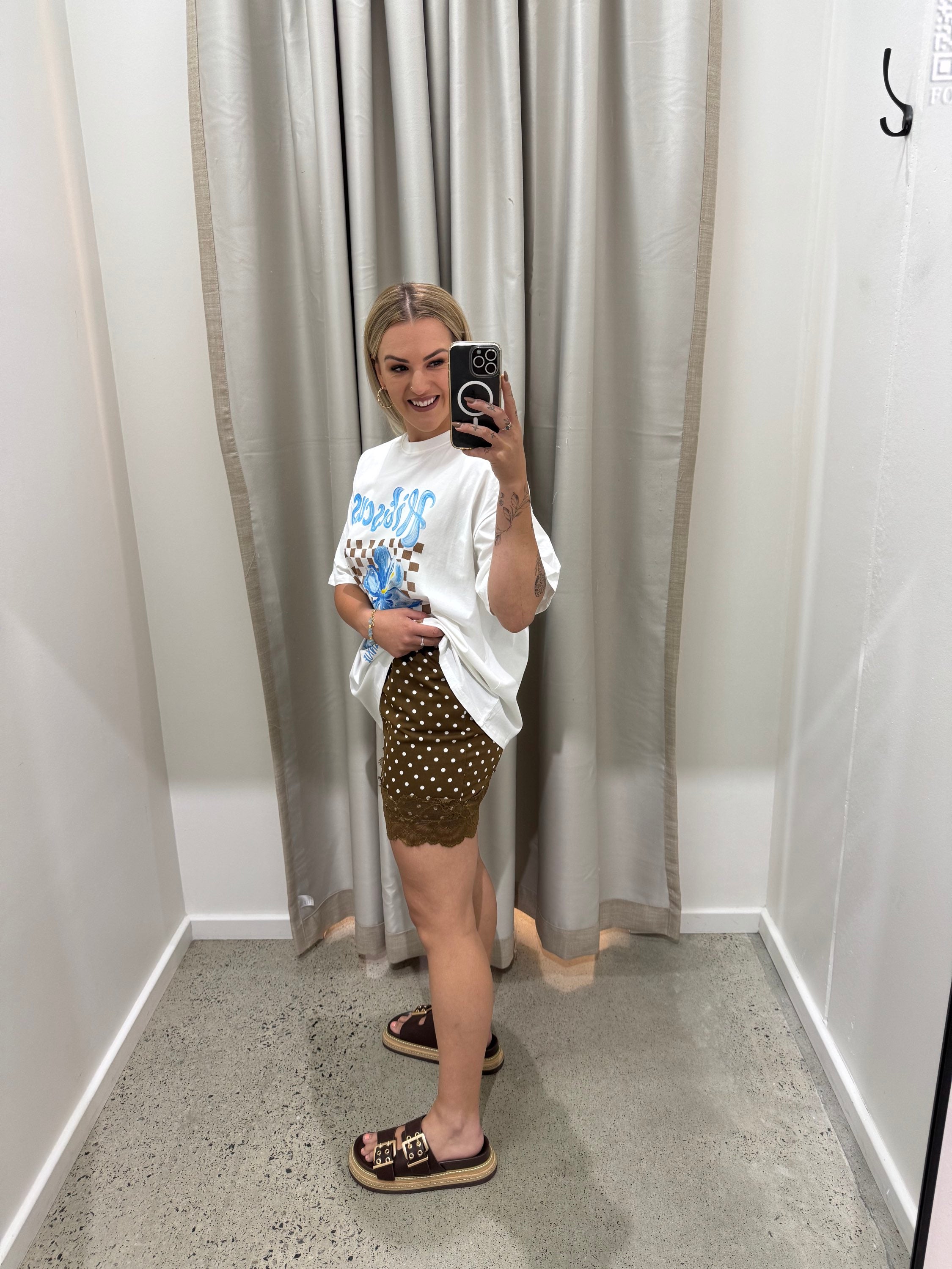 BY FRANKIE / HIBISCUS TEE / BLUE / 610-16