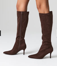 VERALI / BESSIE TALL BOOT / CHOCOLATE MICRO