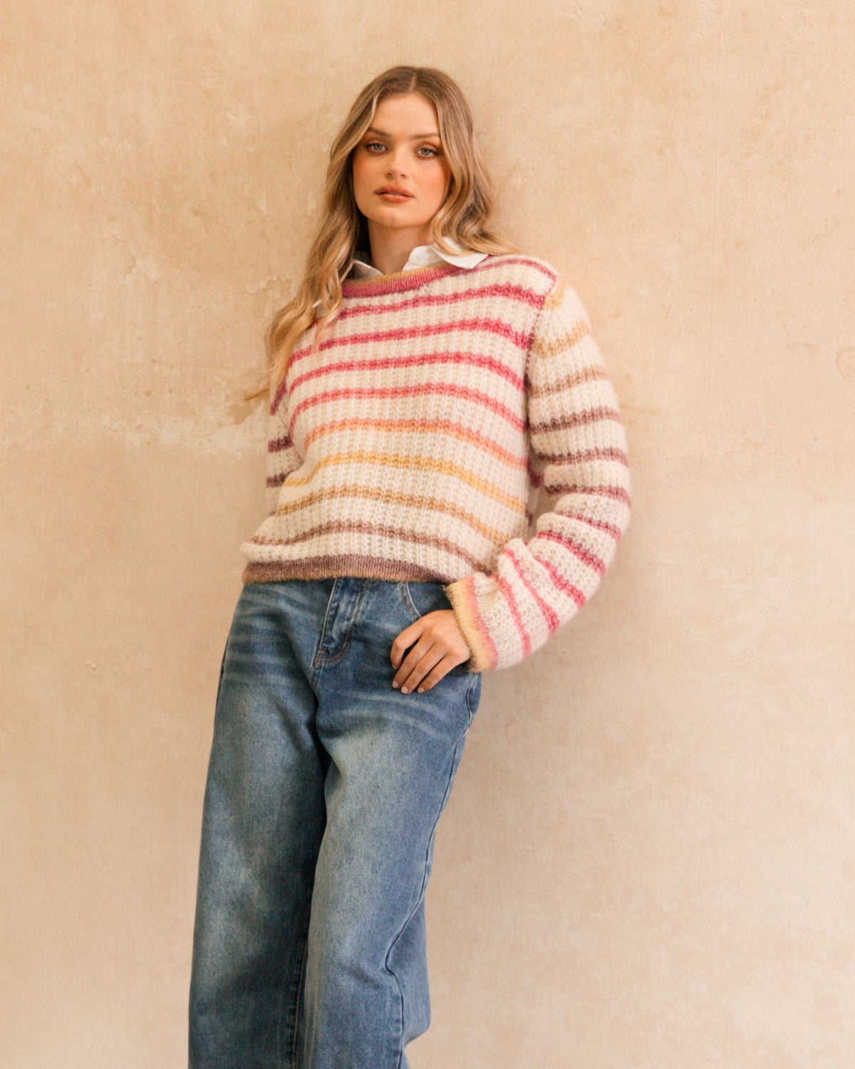 EBBY & I / FRENCH VANILLA JUMPER / VV11899