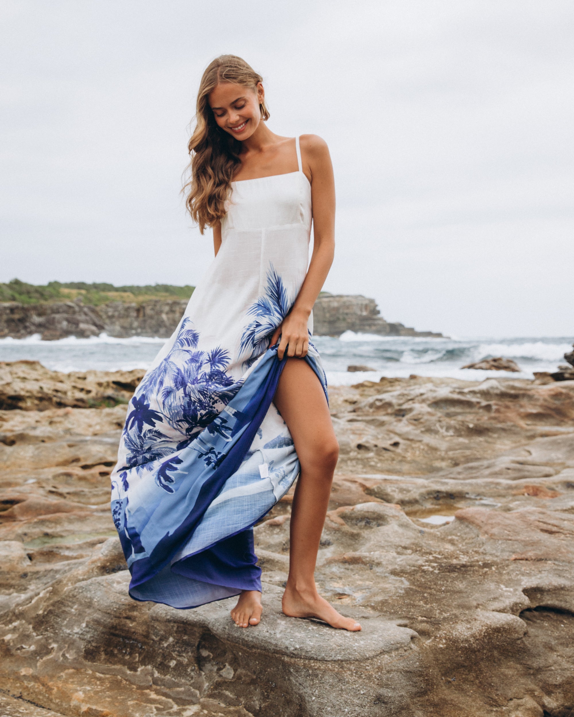 LABEL OF LOVE / INDIGO ISLAND DRESS / LOLE70738