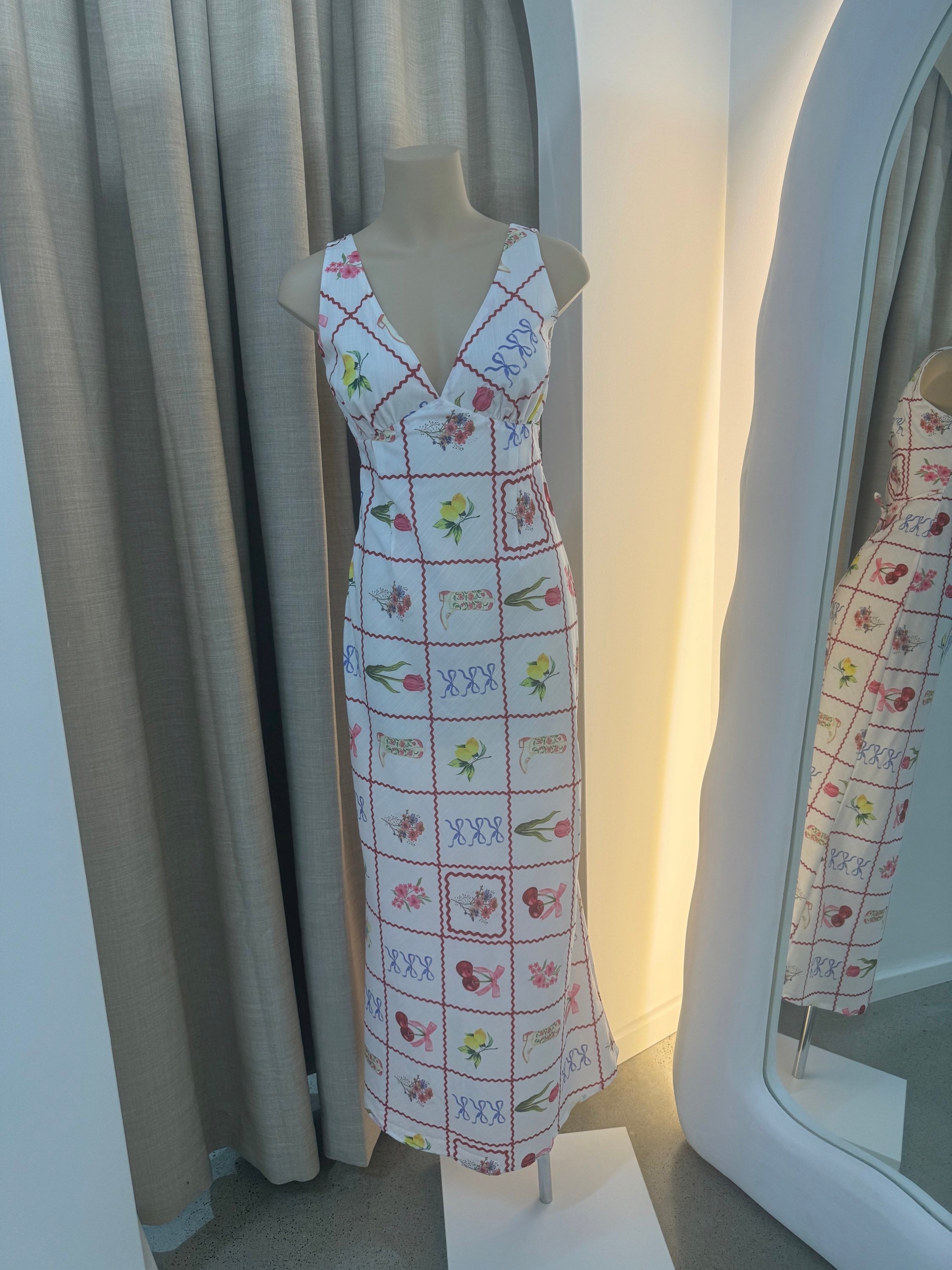 BY FRANKIE / BOWS & BOOTS MAXI DRESS