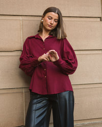 WHITE CLOSET / JOSIE BLOUSE / TFE10060-2