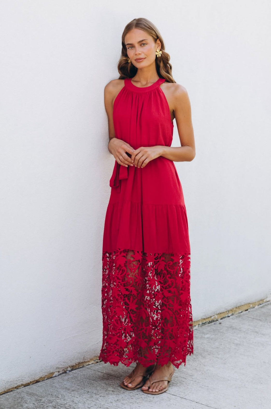 LABEL OF LOVE / CHERRY LACE DRESS / LOL70854