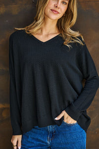 BOHO AUSTRALIA / ANOUK KNIT TOP / BLACK / BK26463003
