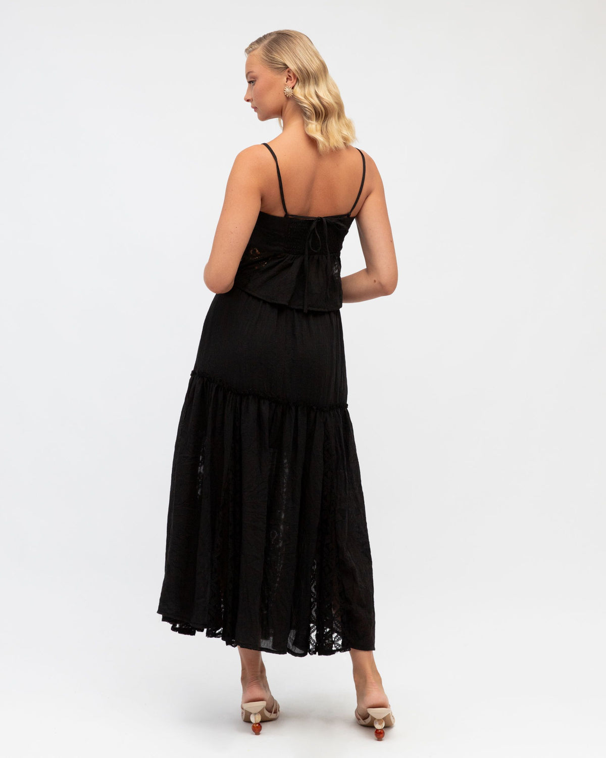 PAPER HEART / INDIANNA LACE INSERT BLACK TOP / PH13201