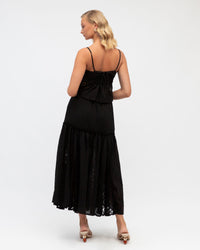 PAPER HEART / INDIANNA LACE INSERT BLACK TOP / PH13201