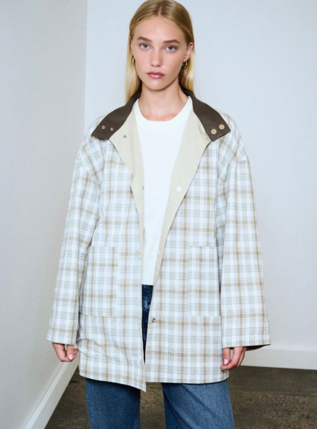 LITTLE LIES / RYLAN REVERSIBLE JACKET / SAGE / S26012801