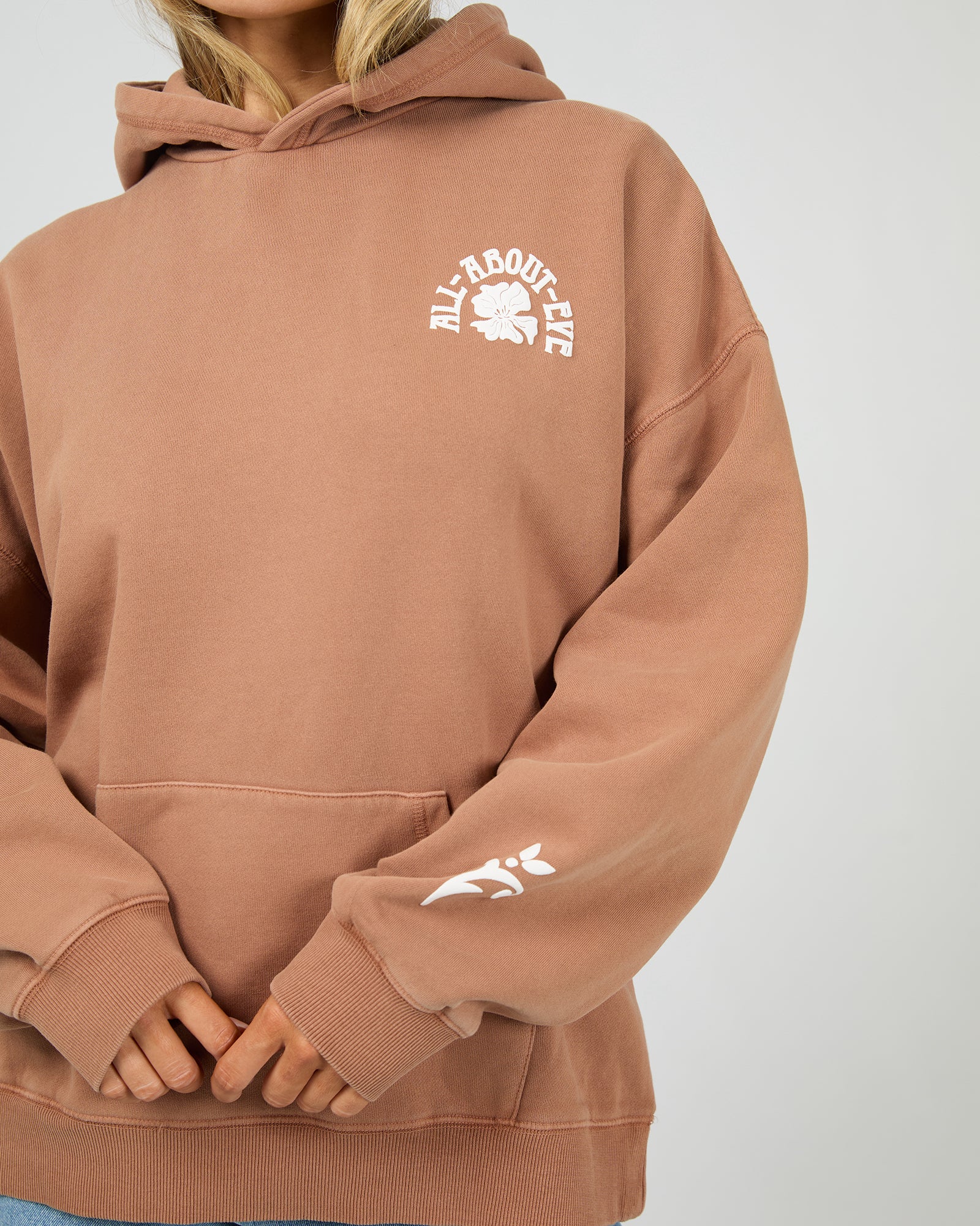 ALL ABOUT EVE / FLOWER CO HOODIE / 6476162.CINN