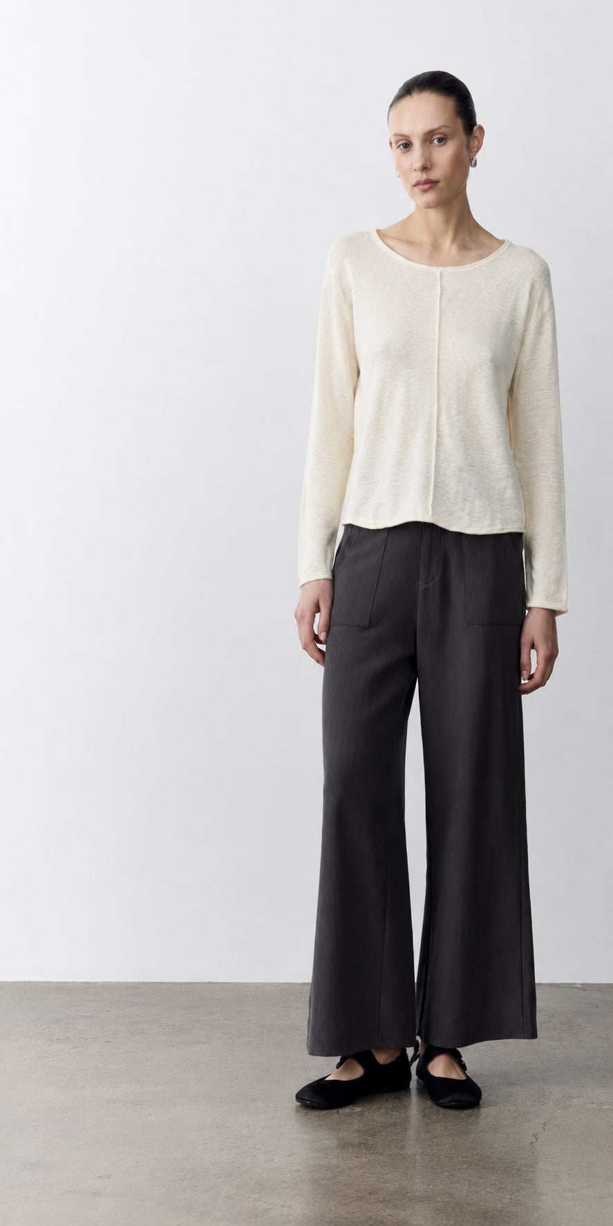 LITTLE LIES / SACHA TOP / BUTTER / S18111513