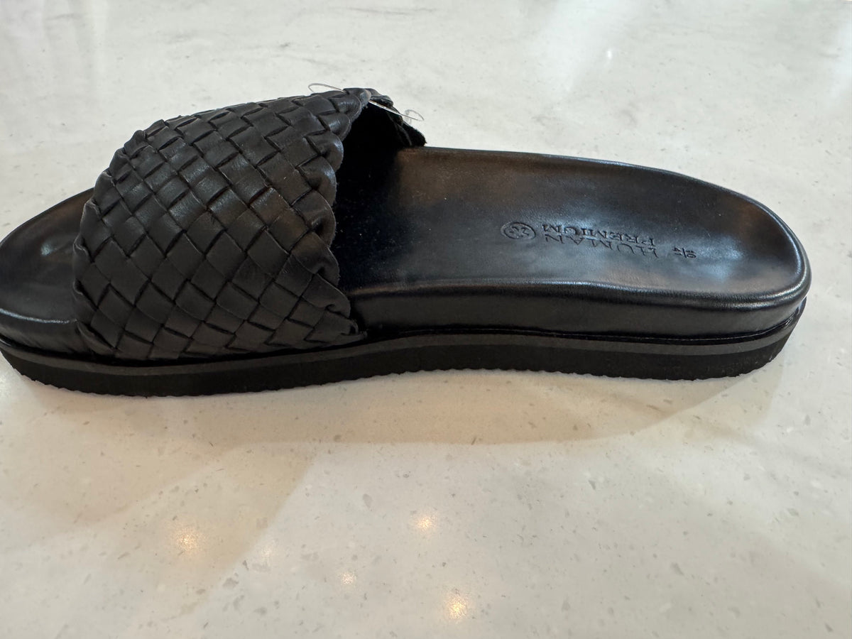 HUMAN / OXFORD SLIDE / BLK