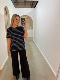 LITTLE LIES / ATHENS / NAVY STRIPE