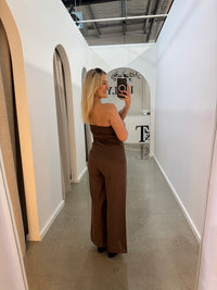 BY FRANKIE / CHOCOLATE STRAPLESS TOP / 543-2