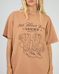 ALL ABOUT EVE / RODEO TEE / TAN / 6469025