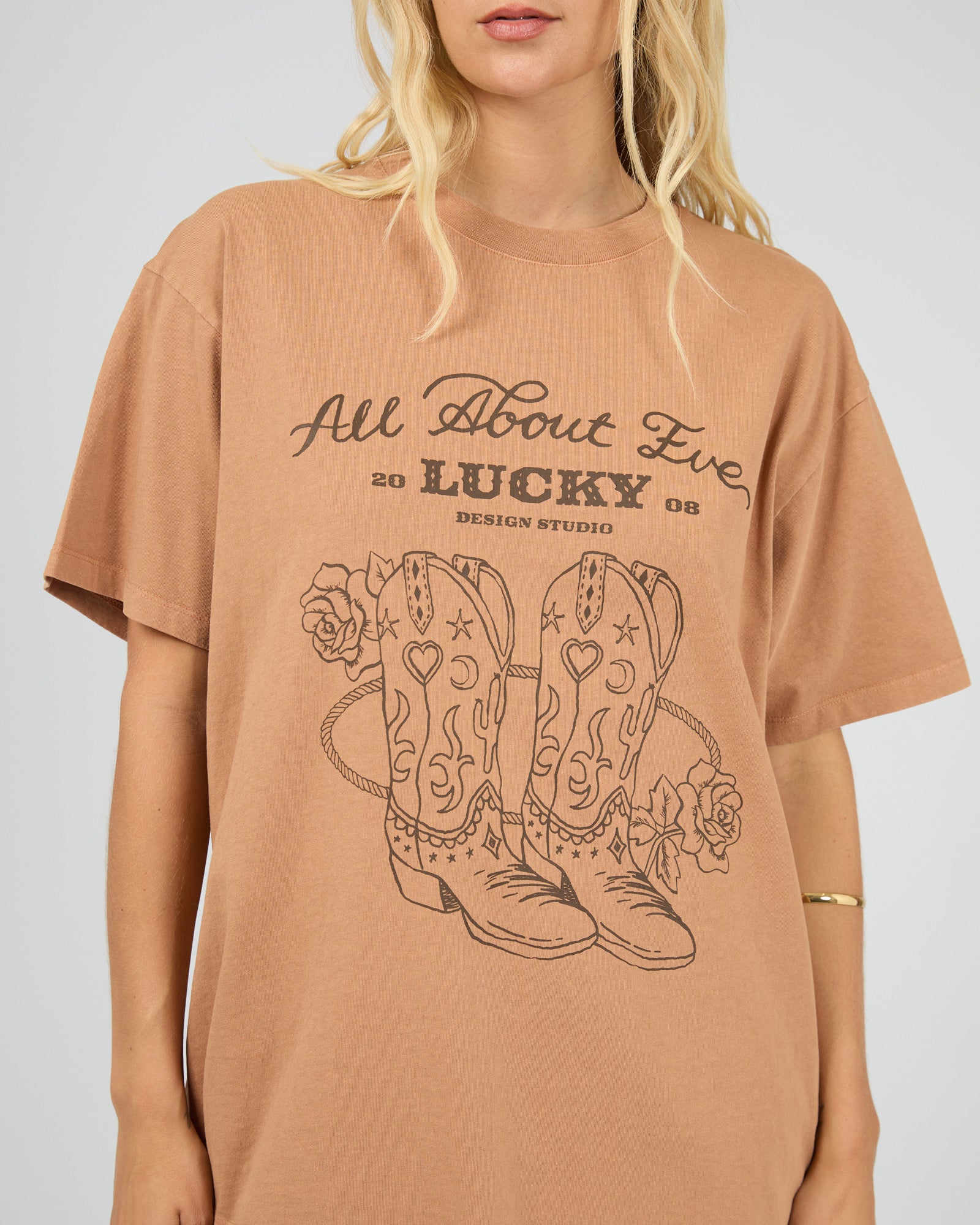 ALL ABOUT EVE / RODEO TEE / TAN / 6469025