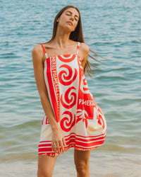 LINEN LUX / PALMERS DRESS. / VVNE11564