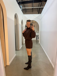 BY FRANKIE / CHOCOLATE PINSTRIPE SHORT / 924-1