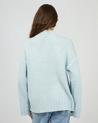 SILENT THEORY / LOTUS KNIT JUMPER / 60X5448.LBU
