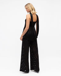 WHITE CLOSET / HOLLYS LACE PANT / BLACK / TF11179