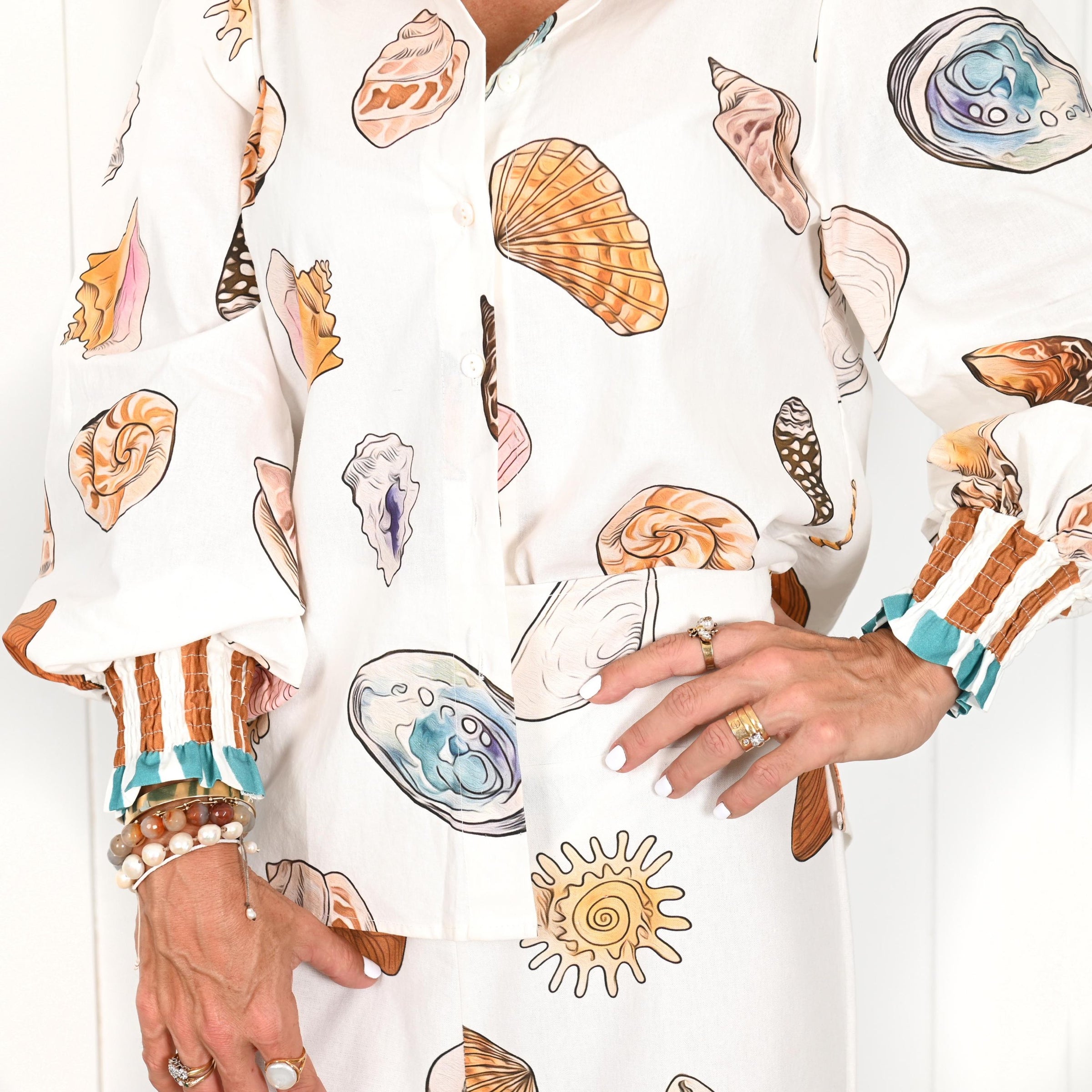 PALM COVE / SHELLS SHIRT / 2245