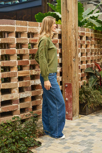 BOHO AUSTRALIA / REUBEN SWEATER / KHAKI / BK26466006