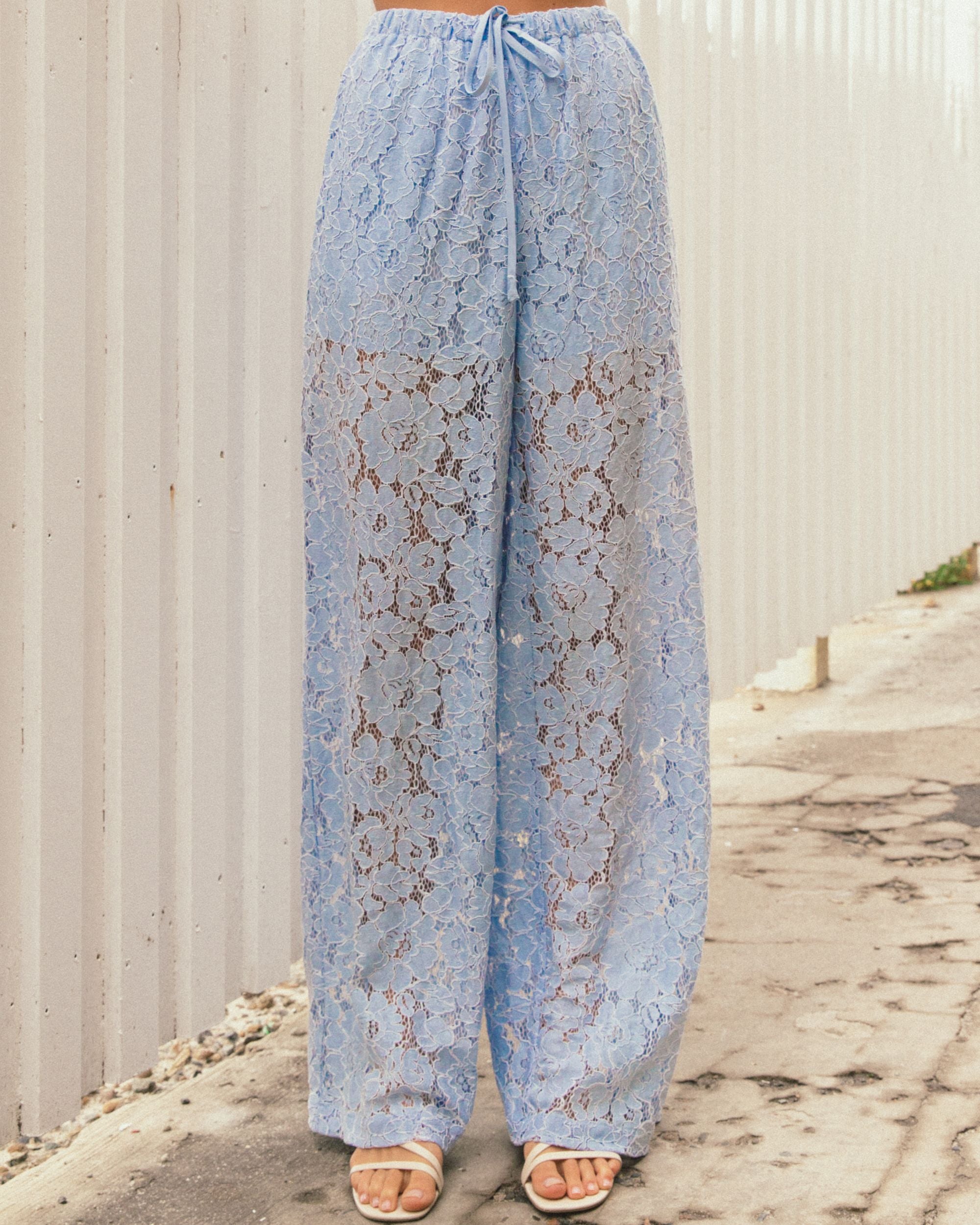 EBBY & I / ELIZA PANTS / BLUE