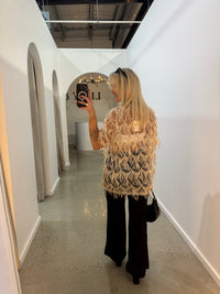 BY FRANKIE / GOLD OVERSIZED TASSEL SEQUIN / 231-13
