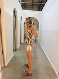 BY FRANKIE / CHOC STRIPE SHORTS / 249-4