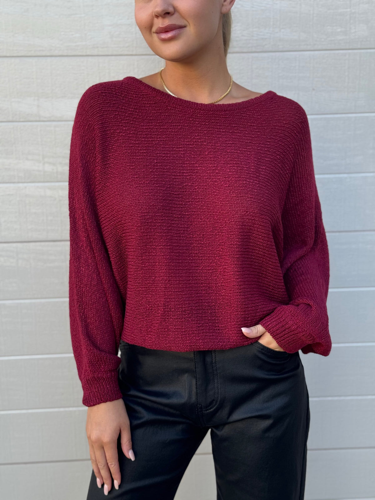 MOST / TAPE BOAT KNIT JUMPER / PORT / PR16516