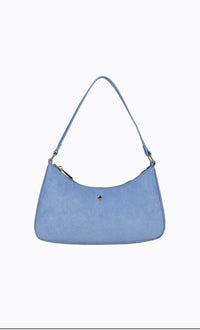 PETA + JAIN / JOSEE SHOULDER BAG / DENIM SUEDE GOLD