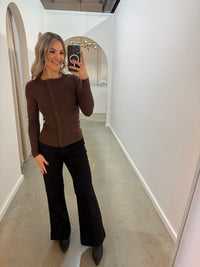 BY FRANKIE / ANNA TOP / CHOC / 525-3