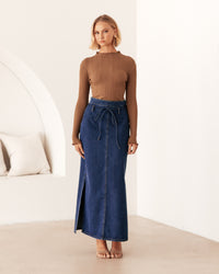 Katie Nit Top - Mocha