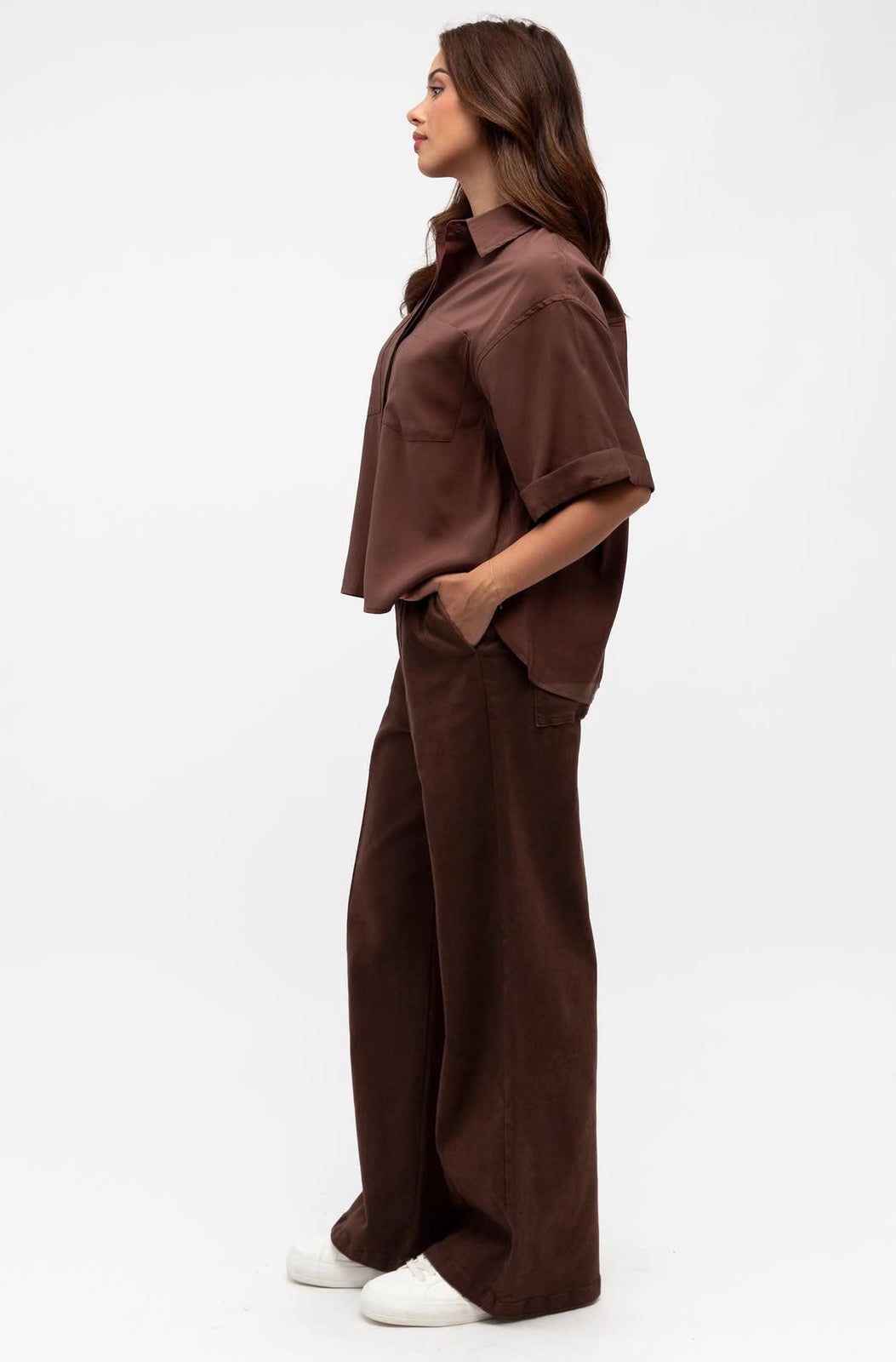 EBBY & I / OASIS CHOCOLATE SHIRT / VV11847