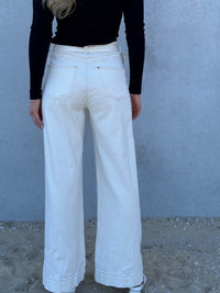 COUNTRY DENIM / DARCY BELTED JEANS / CREAM WASH